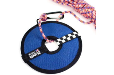 Image of Katie's Bumpers Frequent Flyer Square Dog Toy, Blue, FF1BLU