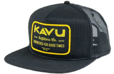 Image of Kavu Air Mail Hat - Men's-Black-One Size
