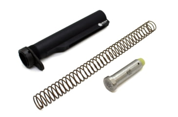 Image of Kaw Valley Precision 6 Position Mil-Spec Stock Completion Kit, SS 4.3oz Buffer, Black, Medium, KVP-MilspecKit-4.3-SS