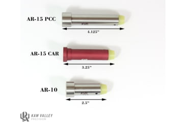 Image of Kaw Valley Precision AR-10 CAR SS Tungsten Buffer, 5.6 oz, Stainless Steel, Small, KVP-AR10-5.6