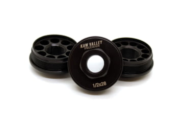 Image of Kaw Valley Precision Direct Thread Hub Mount, 5/8x24, Black, Small, KVP-HUB-DT-02