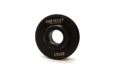 Image of Kaw Valley Precision Direct Thread Hub Mount, 1/2x28, Black, Small, KVP-HUB-DT-01