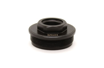 Image of Kaw Valley Precision Direct Thread Hub Mount, 5/8x24, Black, Small, KVP-HUB-DT-02