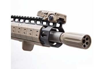 Image of Kaw Valley Precision Linear Compensator, .22 Caliber, 1/2x28 Threads per Inch, Flat Dark Earth, Small, DE-LINEAR-1/2X28 TPI