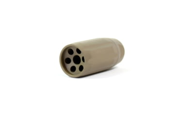 Image of Kaw Valley Precision Linear Compensator, .22 Caliber, 1/2x28 Threads per Inch, Flat Dark Earth, Small, DE-LINEAR-1/2X28 TPI