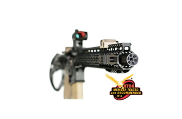 Image of Kaw Valley Precision Linear Compensator, .40 S&amp;W, 9/16x24 Threads per Inch, Black, Small, KVP-LINEAR-BLK-9/16X24