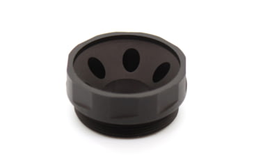 Image of Kaw Valley Precision MACH Standard End Cap, 1/8X28 Threads per Inch, Black, Small, KVP-MACH-EC-S