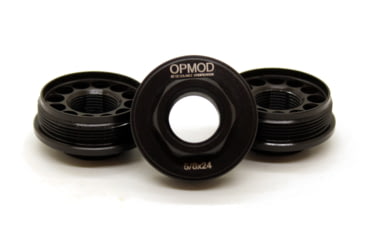 Image of Kaw Valley Precision OPMOD Direct Thread Hub Mount, 11/16x24, Black, .46 Caliber and Under, KVP-OPMOD-HUB-04