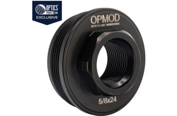 Image of Kaw Valley Precision OPMOD Direct Thread Hub Mount, 5/8x24, Black, .46 Caliber and Under, KVP-OPMOD-HUB-02