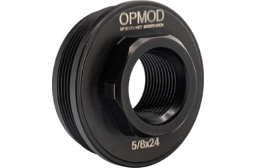 Image of Kaw Valley Precision OPMOD Direct Thread Hub Mount, 5/8x24, Black, .46 Caliber and Under, KVP-OPMOD-HUB-02
