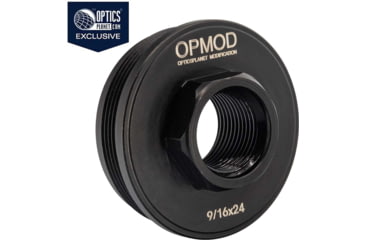 Image of Kaw Valley Precision OPMOD Direct Thread Hub Mount, 9/16x24, Black, .46 Caliber and Under, KVP-OPMOD-HUB-03
