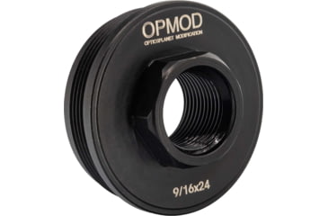 Image of Kaw Valley Precision OPMOD Direct Thread Hub Mount, 9/16x24, Black, .46 Caliber and Under, KVP-OPMOD-HUB-03