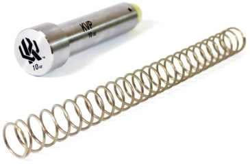 Image of Kaw Valley Precision Stainless Steel Heavy Tungsten Buffer, 10 oz, Small + Extra Power 17-4 SS Pistol Caliber Carbine Recoil Spring, Stainless Steel, Medium