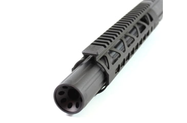 Image of Kaw Valley Precision XL Linear Compensator, .45 ACP, .40 Caliber, 10mm Caliber, 5/8x24 Threads per Inch, Black, Small, KVP-XL-COMP-5-8X24