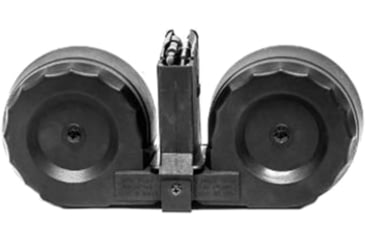 Image of KCI USA AK Platform 5.56x45mm NATO 100 Round Drum Rifle Magazine, Black, KCIMZ067