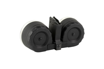 Image of KCI USA KCIMZ001 AR-15 100rd Drum 5.56x45mm NATO Black Polymer, Polymer, KCIMZ001-100RD