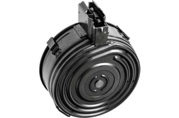 Image of KCI USA AK-47/AKM Platform Drum Rifle Magazine, 7.62x39mm, 75 Round, Black, 1 Pack, Steel, KCIMZ004S-75RD