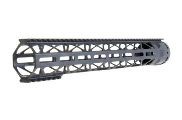 Image of KE Arms DELTA-R Freefloat Rail System, M-LOK, 15 inch, 6061-T6 Aluminum, Black 1-50-03-040