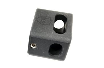 Image of KE Arms Single Port Carry Compensator, 0.259 inch Short Threads, 1/2-28 TPI, 7075 Aluminum, Black 1-50-27-003