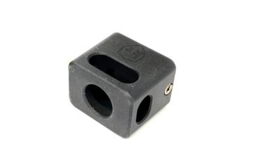 Image of KE Arms Single Port Carry Compensator, 0.259 inch Short Threads, 1/2-28 TPI, 7075 Aluminum, Black 1-50-27-003