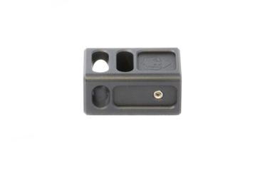 Image of KE Arms Two Port Enhanced Compensator, 0.51 inch Long Threads, 1/2-28 TPI, 7075 Aluminum, Black 1-50-27-002