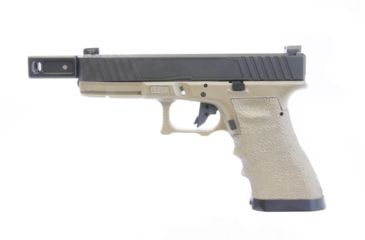 Image of KE Arms Two Port Enhanced Compensator, 0.51 inch Long Threads, 1/2-28 TPI, 7075 Aluminum, Black 1-50-27-002