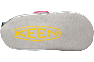 Image of KEEN Baby Leo Crib Shoes - Kids, Silver/Vivacious, 6M, 1020008-001-6M