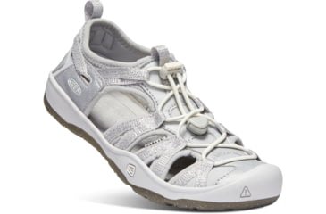 Image of KEEN Big Kids Moxie Sandals, Silver, 5, 1018360-900-5