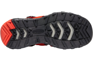 Image of KEEN Big Kids Newport Neo H2 Sandals, Fiery Red/Golden Rod, 1, 1020607-600-1