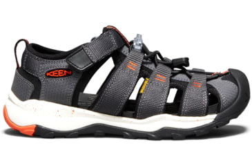 Image of KEEN Big Kids Newport Neo H2 Sandals, Magnet/Spicy Orange, 1, 1018426-1-1