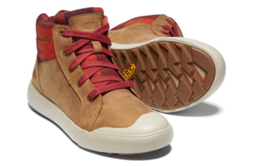 Image of KEEN Elena Mid Casual Boots - Womens, Thrush/Plaid, Medium, 8.5, 1022033-202-8.5
