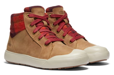 Image of KEEN Elena Mid Casual Boots - Womens, Thrush/Plaid, Medium, 8.5, 1022033-202-8.5