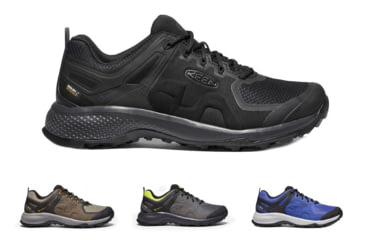 Image of KEEN Explore Waterproof Boots - Men's, Black/Magnet, Canteen/Brindle, Magnet/Bright Yellow, Mazarine Blue/Bright Blue