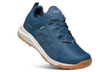 Image of KEEN Explore Waterproof Hiking Boots - Womens, Majolica Blue/Satellite, Medium, 6, 1022024-402-6