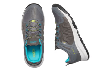 Image of KEEN Explore Wp - Women's, Steel Grey/Bright Turquoise, Medium, 8.5, 1022023-005-8.5