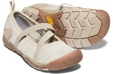 Image of KEEN Hush Knit Mary Jane Shoes - Womens, Plaza Taupe/Silver Birch, 5, 1020378-200-5