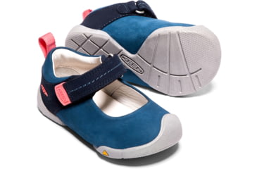 Image of KEEN Pep Mary Jane Shoes - Kids, Dress Blues/Sugar Coral, 4, 1018462-400-4
