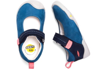 Image of KEEN Pep Mary Jane Shoes - Kids, Dress Blues/Sugar Coral, 4, 1018462-400-4