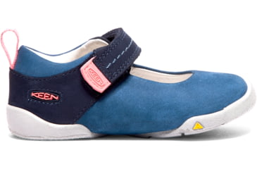 Image of KEEN Pep Mary Jane Shoes - Kids, Dress Blues/Sugar Coral, 4, 1018462-400-4