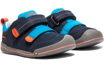 Image of KEEN Sprout Double Strap Shoes - Kids, Dress Blues/Koi, 6, 1018466-400-6