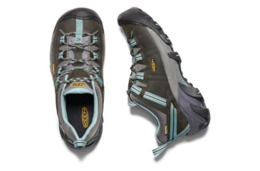 Image of KEEN Targhee Ii Waterproof Hiking Boots - Women's, Black Olive/Mineral Blue, 7.5 US, 1012244-4-7.5