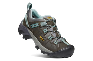 Image of KEEN Targhee Ii Waterproof Hiking Boots - Women's, Black Olive/Mineral Blue, 7.5 US, 1012244-4-7.5