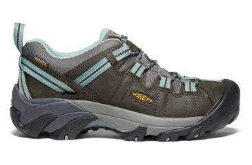 Image of KEEN Targhee Ii Waterproof Hiking Boots - Women's, Black Olive/Mineral Blue, 7.5 US, 1012244-4-7.5