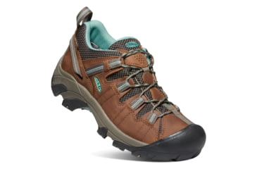 Image of KEEN Targhee Ii Waterproof Hiking Boots - Women's, Dark Earth/Wasabi, Medium, 11, 1019478-200-11