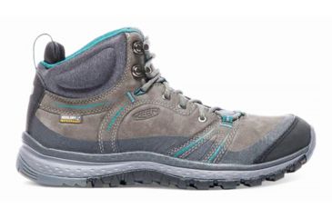 Image of KEEN Terradora Leather Mid Waterproof Hiking Boots - Women's, Mushroom/Magnet, 7 US, 1017750-200-7