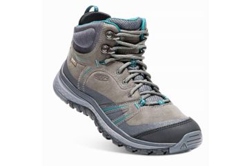Image of KEEN Terradora Leather Mid Waterproof Hiking Boots - Women's, Mushroom/Magnet, 9.5 US, 1017750-200-9.5