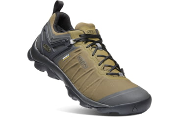 Image of KEEN Venture WP Shoes - Mens, Dark Olive/Raven, 8.5 US, 1021169-do/raven-8.5