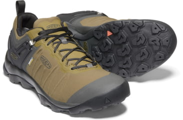 Image of KEEN Venture WP Shoes - Mens, Dark Olive/Raven, 8.5 US, 1021169-do/raven-8.5