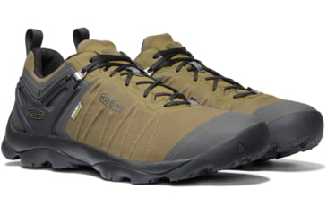 Image of KEEN Venture WP Shoes - Mens, Dark Olive/Raven, 8.5 US, 1021169-do/raven-8.5