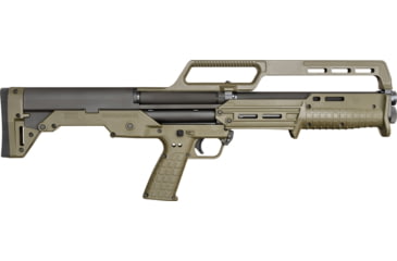Image of Kel-Tec KS7 3in Tactical Pump Shotgun, 12 Gauge, 18.5in BBL, Synthetic Green Stock, 7RD Capacity, Parkerized Black, KS7GRN